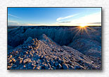 The Sun Going Down in the Badlands
